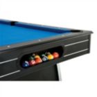 Alternate image 2 for Slickblue 7 Ft Blue Top Pool Table with 2 Cues and Billiard Balls