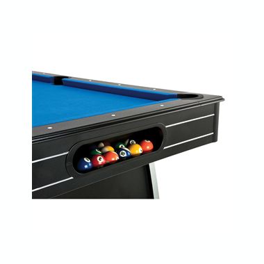 Slickblue 7 Ft Blue Top Pool Table with 2 Cues and Billiard Balls. View a larger version of this product image.