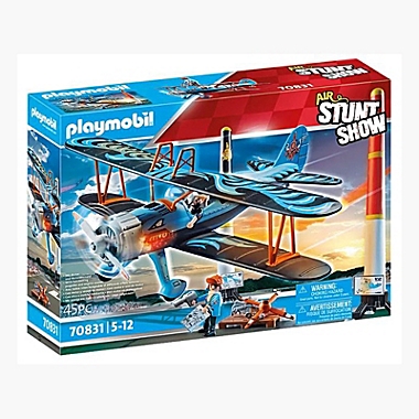 Playmobil Air Stunt Show Phoenix Biplane Building Set 70831. View a larger version of this product image.