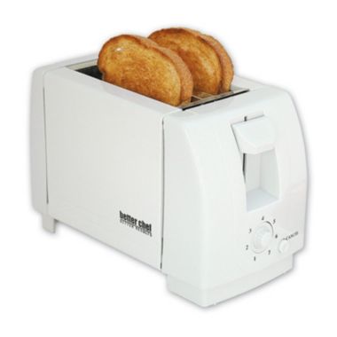 Better Chef Two Slice Toaster in White. View a larger version of this product image.