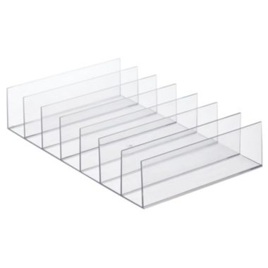 mDesign Plastic Divided Purse Storage Organizer for Closets. View a larger version of this product image.