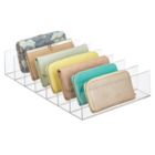 Alternate image 2 for mDesign Plastic Divided Purse Storage Organizer for Closets