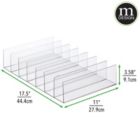Alternate image 3 for mDesign Plastic Divided Purse Storage Organizer for Closets