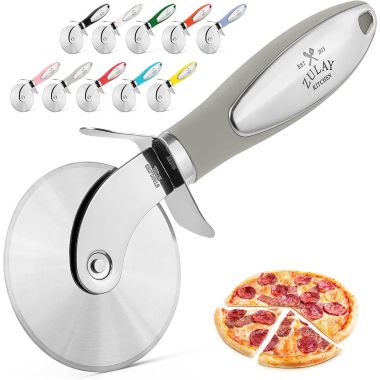 Zulay Kitchen Pizza Cutter Wheel With Non Slip Ergonomic Handle. View a larger version of this product image.