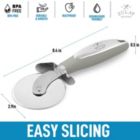Alternate image 1 for Zulay Kitchen Pizza Cutter Wheel With Non Slip Ergonomic Handle