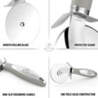 Alternate image 3 for Zulay Kitchen Pizza Cutter Wheel With Non Slip Ergonomic Handle