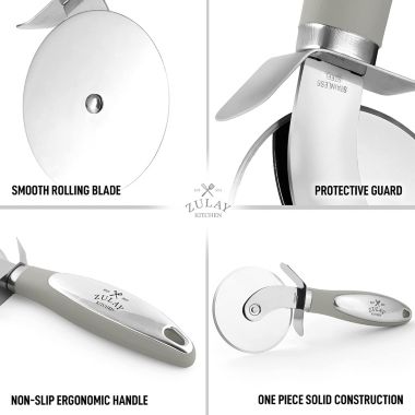Zulay Kitchen Pizza Cutter Wheel With Non Slip Ergonomic Handle. View a larger version of this product image.