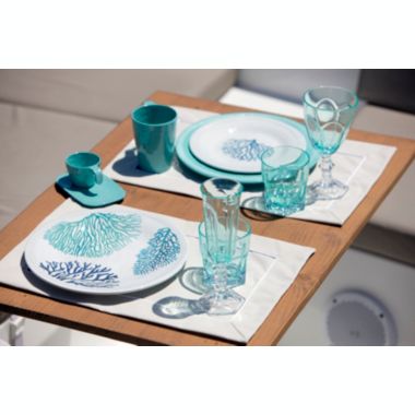 Marine Business Aqua Coral Dessert Plate - Set of 6. View a larger version of this product image.