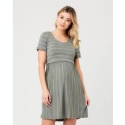 Ripe Maternity Crop Top Ripe Maternity Nursing Dress Olive / White