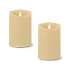 Alternate image 0 for Melrose Home Decorative Simplux LED Designer Candle with remote (Set of 2) 4 and 8 Hr Timer 3.5" x 5.5"H Wax/Plastic