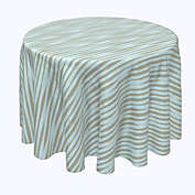 Fabric Textile Products, Inc. Round Tablecloth, 100% Polyester, 70" Round, Ripply Stripes