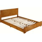 Alternate image 1 for Camden Isle Home Decorative Oxford Platform Bed, Oak, Full