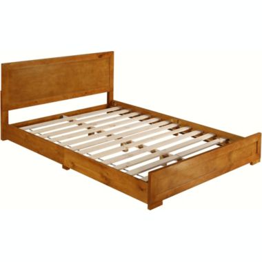 Camden Isle Home Decorative Oxford Platform Bed, Oak, Full. View a larger version of this product image.