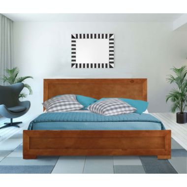 Camden Isle Home Decorative Oxford Platform Bed, Oak, Full. View a larger version of this product image.