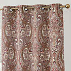 Alternate image 0 for THD France Paisley Print Damask Thermal Insulated Energy Efficient Room Darkening Grommet Top Window Curtain Panels - Pair