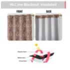 Alternate image 2 for THD France Paisley Print Damask Thermal Insulated Energy Efficient Room Darkening Grommet Top Window Curtain Panels - Pair