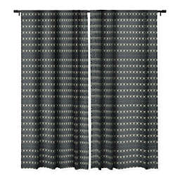 Deny Designs Holli Zollinger ADOBO MUDCLOTH DARK Blackout Window Curtain