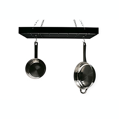 Fox Run Pot Rack Rect. Black-12 Hooks. View a larger version of this product image.
