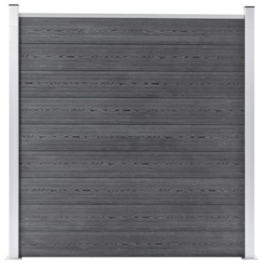 Home Life Boutique Garden Fence WPC 70.9"x73.2" Gray. View a larger version of this product image.