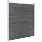 Alternate image 1 for Home Life Boutique Garden Fence WPC 70.9"x73.2" Gray