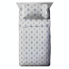 Alternate image 1 for Saturday Park Marvel Spiderman Web Stripe 100% Organic Cotton Sheet Set