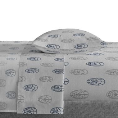 Saturday Park Marvel Spiderman Web Stripe 100% Organic Cotton Sheet Set. View a larger version of this product image.