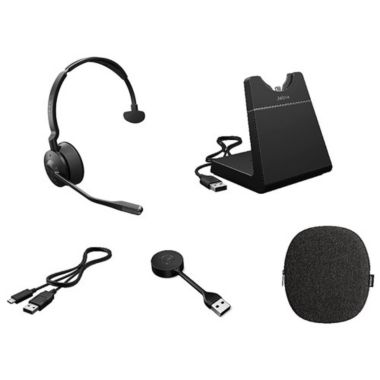 Jabra Engage 55 MS Mono USB-A with Charging Stand Engage 55 Mono. View a larger version of this product image.