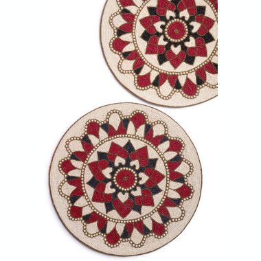 GAURI KOHLI Claremont Beaded Placemats, Set of 2. View a larger version of this product image.