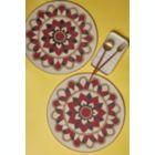 Alternate image 1 for GAURI KOHLI Claremont Beaded Placemats, Set of 2