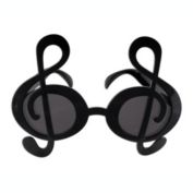 Beistle Party Decorative Black G Clef Fanci - Frames - 6 Pack, (1/Card)