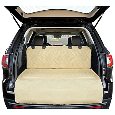 Arf Pets Large Cargo Liner, Water Resistant Seat Cover for Dogs, Dog Seat Cover for Cars, Beige. View a larger version of this product image.