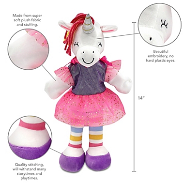 Sharewood Forest Friends 14 Inch Hand Puppet Piper the Unicorn. View a larger version of this product image.