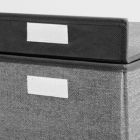 Alternate image 2 for mDesign Large Single Hamper Basket with Lid and Handles