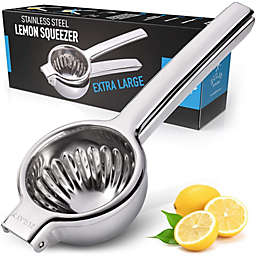 Zulay Kitchen Extra Large Heavy Duty Stainless Steel Lemon Squeezer