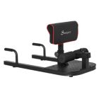 Alternate image 1 for Soozier 3-in-1 Padded Leg Exerciser Push Up Sit Up Squat Machine Home Gym Fitness Equipment, Black