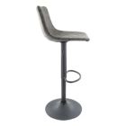 Alternate image 3 for LeisureMod Tilbury Modern Adjustable Bar Stool With Footrest & 360-Degree Swivel