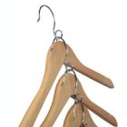 Alternate image 3 for Proman Products Kascade Wooden Hanger With A Loop On The Hook And Shoulder Notches In Natural