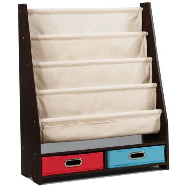 Slickblue Kids Book and Toys Organizer Shelves-Coffee. View a larger version of this product image.