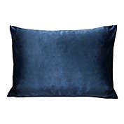 HomeRoots Home Decor. Royal Blue Velvet Lumbar Throw Pillow.