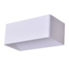 Alternate image 2 for Canyon Home LED White Large 4"L x 8"W x 4"H Wall Lamp 2pcs Pack