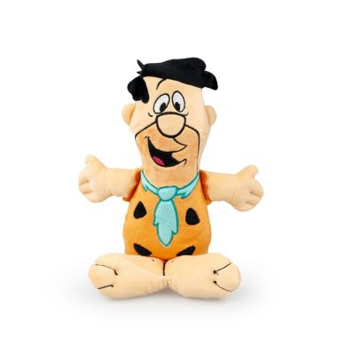 Fred Flintstone Squeaky Dog Chew Toy -- Light to Moderate Chewing Dog Toy, 12 Inches, by Crowded Coop. View a larger version of this product image.