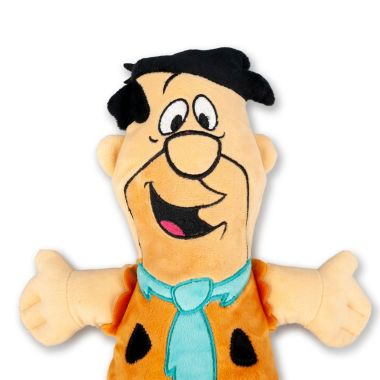 Fred Flintstone Squeaky Dog Chew Toy -- Light to Moderate Chewing Dog Toy, 12 Inches, by Crowded Coop. View a larger version of this product image.