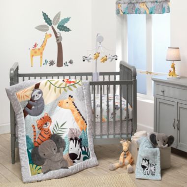Bedtime Originals Mighty Jungle Animals 3-Piece Baby Nursery Crib Bedding Set. View a larger version of this product image.