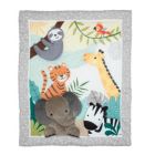 Alternate image 2 for Bedtime Originals Mighty Jungle Animals 3-Piece Baby Nursery Crib Bedding Set