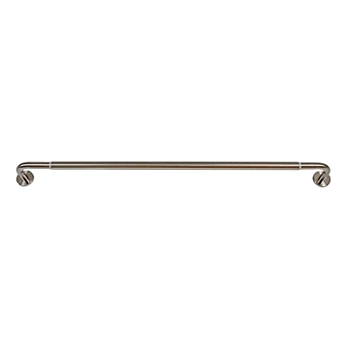 Versailles Privacy Wraparound Rod Set - 48x86", Brushed Nickel. View a larger version of this product image.