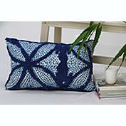 Vibhsa Blue Hues 14" X 24" Throw Pillow for couch