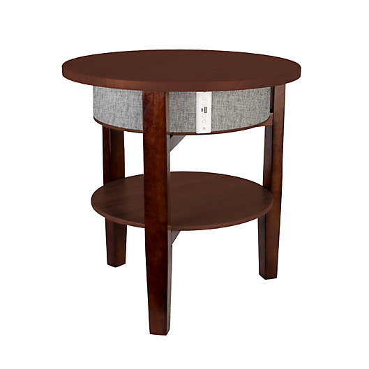 End Table With Built-In Bluetooth Speaker 
