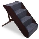 Alternate image 0 for Arf Pets Wood Dog Stairs, 4 Levels Height Adjustment Wide Foldable Pet Ramp for Dogs and Cats