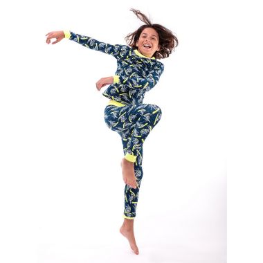 Sleep On It Boys Snowboarding Spaceman Super Soft Snug Fit 2-Piece Pajama Sleep Set. View a larger version of this product image.