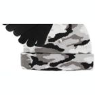 Alternate image 2 for Fab Big Boy's 2 Pc Camo Hat & Gloves Set Black Camo One Size